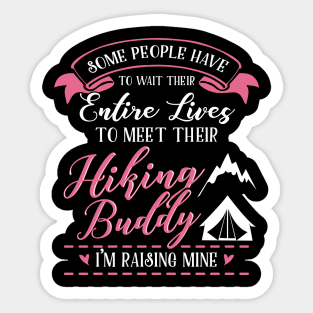 Hiking Mom and Baby Matching T-shirts Gift Sticker